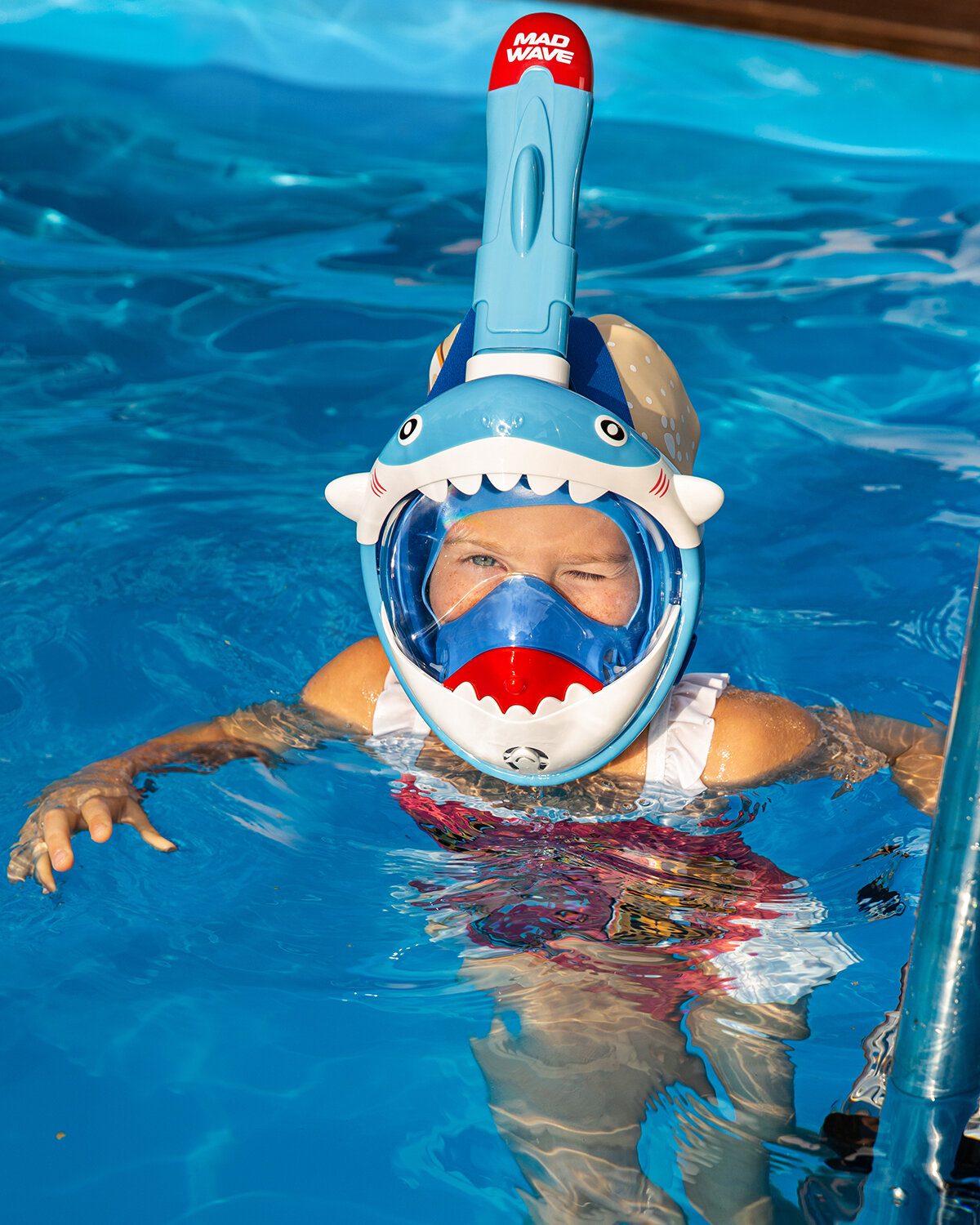 Маска Full Face Shark Junior Mad Wave - фото №6