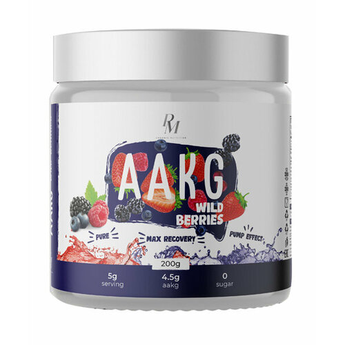 аминокислоты отдельные pm organic nutrition aakg 200 г вишня L-Аргинин, AAKG PM-Organic Nutrition, AAKG powder, 200 грамм, Дикая ягода