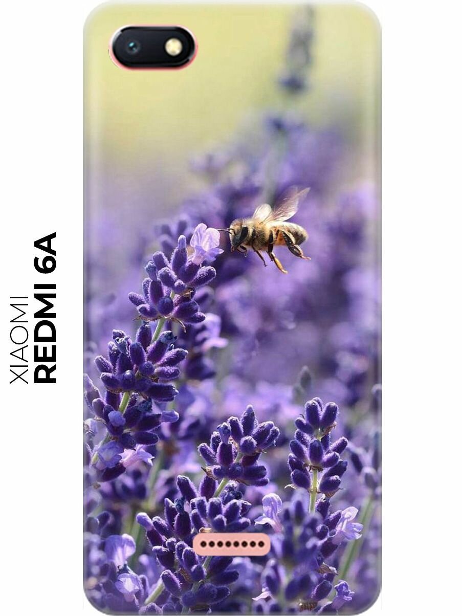 RE: PA Накладка Transparent для Xiaomi Redmi 6A с принтом "Пчела и цветок"