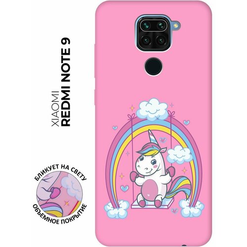 RE: PA Чехол - накладка Soft Sense для Xiaomi Redmi Note 9 с 3D принтом Unicorn розовый re pa чехол накладка soft sense для xiaomi redmi note 9 с 3d принтом infuriate черный