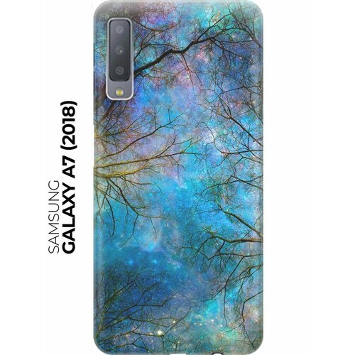 RE: PA Накладка Transparent для Samsung Galaxy A7 (2018) с принтом Ночное небо в ветвях re pa накладка transparent для samsung galaxy a32 с принтом ночное небо в ветвях