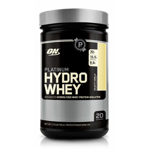 Optimum Nutrition Platinum Hydrowhey гидролизат, 795 г, вкус: ваниль