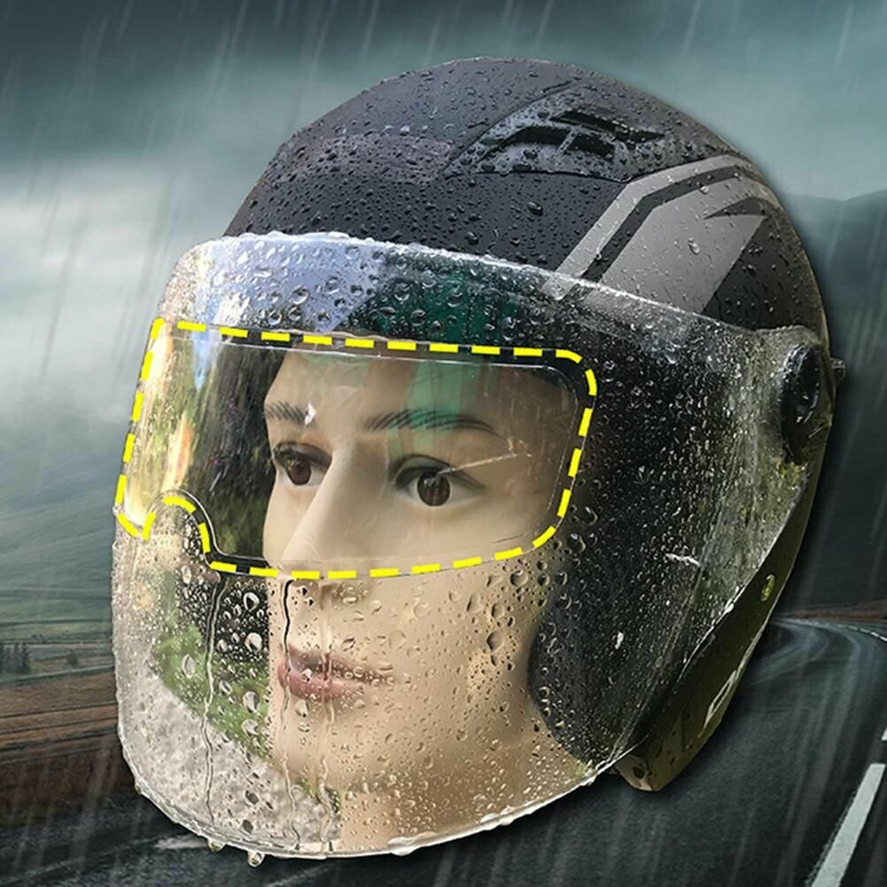 Пленка на визор шлема защитная Antifog, водоотталкивающая