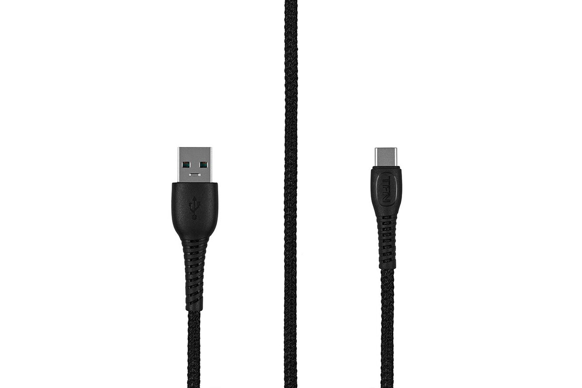 Кабель TFN Forza, USB A (m), USB Type-C (m), 1м, черный [tfn-cusbcusb5a1mbk] - фото №7