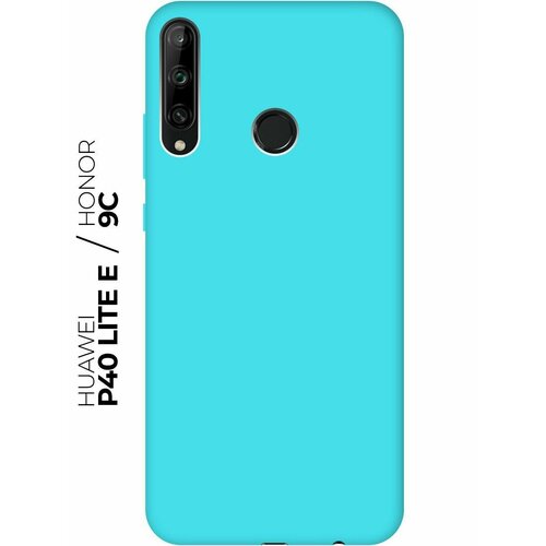 RE: PA Чехол - накладка Soft Sense для Huawei P40 Lite E / Honor 9C бирюзовый re pa чехол накладка soft sense для huawei p40 lite e honor 9c черный