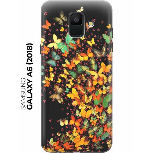 RE: PAЧехол - накладка ArtColor для Samsung Galaxy A6 (2018) с принтом Взрыв бабочек re paчехол накладка artcolor для samsung galaxy a8 2018 с принтом весенний взрыв