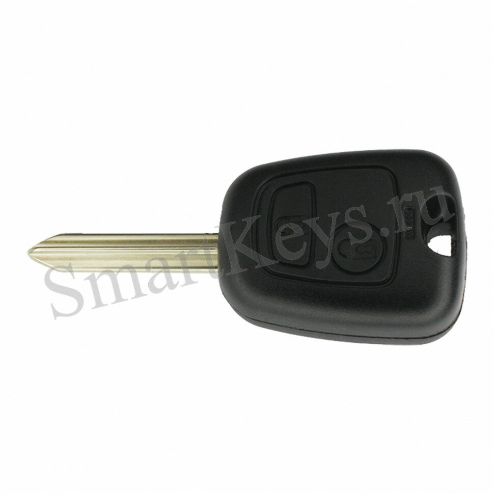Корпус ключа Citroen две кнопки лезвие SX9