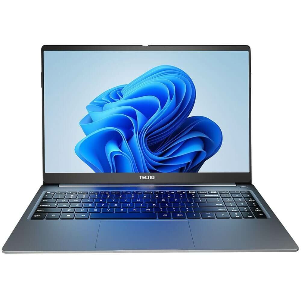 Ноутбук Tecno Megabook T1 15.6" FHD IPS R7-5800U/16/1000 SSD/WF/BT/Cam/W11 серый