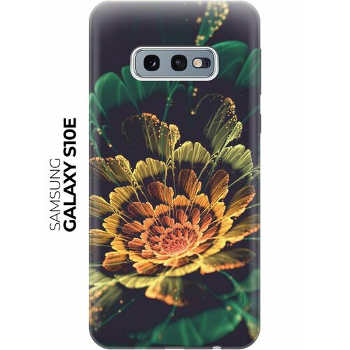 Чехол - накладка ArtColor для Samsung Galaxy S10e с принтом Красивый цветок чехол накладка artcolor для samsung galaxy a71 с принтом красивый цветок