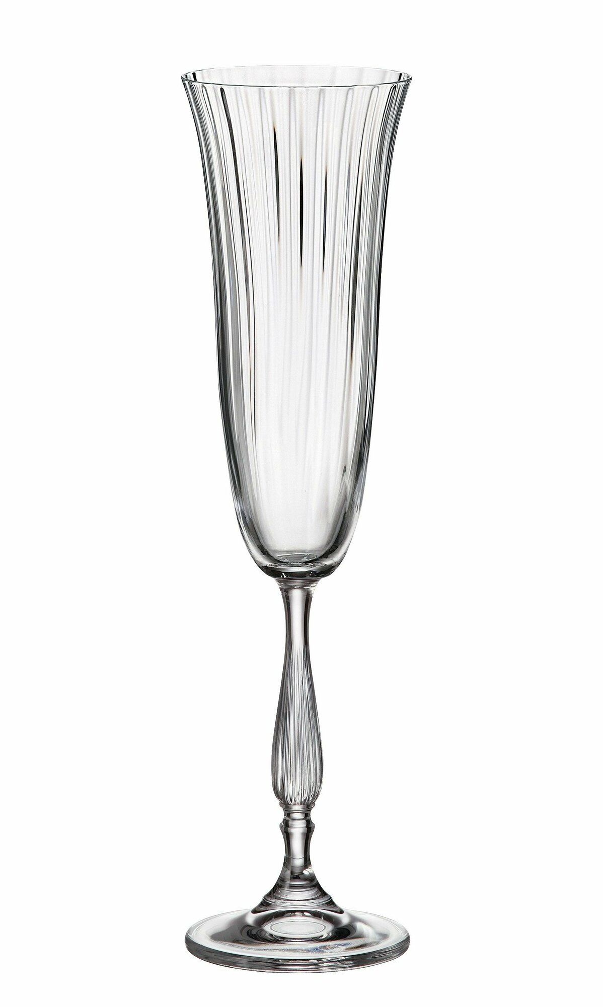 Набор стекло бокалов 190МЛ для шампанского 6ШТ FREGATA OPTIC BOHEMIA