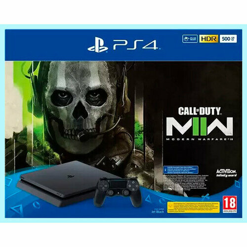 Sony PlayStation 4 Slim 500GB с игрой CALL of DUTY Modern Warfare II CUH-2216A 3998600₽