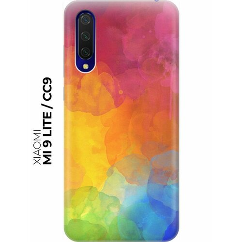 RE: PA Накладка Transparent для Xiaomi Mi 9 Lite / CC9 с принтом Буйство красок силиконовый чехол hippie stickers на xiaomi mi 9 lite cc9 сяоми ми 9 лайт ми сс9