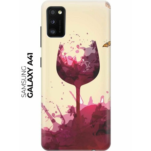 Чехол - накладка ArtColor для Samsung Galaxy A41 с принтом Летнее вино чехол накладка artcolor для samsung galaxy s20 с принтом летнее вино