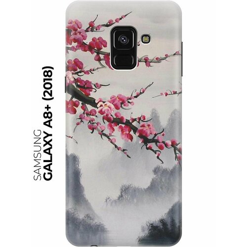 RE: PAЧехол - накладка ArtColor для Samsung Galaxy A8+ (2018) с принтом Сакура re paчехол накладка artcolor для samsung galaxy a8 2018 с принтом желтое на синем