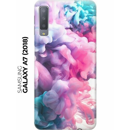 re pa накладка transparent для samsung galaxy a7 2016 с принтом голубой глаз RE: PA Накладка Transparent для Samsung Galaxy A7 (2018) с принтом Розово-голубой дым