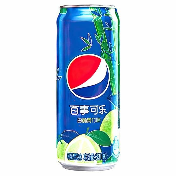 Газированный напиток Pepsi Bamboo Grapefruit со вкусом бамбука и грейпфрута (Китай), 330 мл (3 шт) - фотография № 2