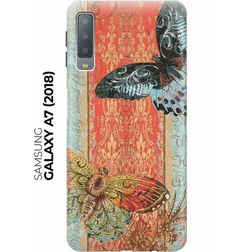 RE: PAЧехол - накладка ArtColor для Samsung Galaxy A7 (2018) с принтом Две бабочки re paчехол накладка artcolor для samsung galaxy a5 2017 с принтом две бабочки