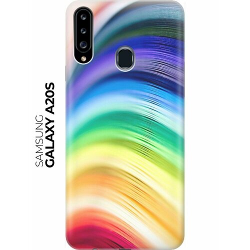 RE: PA Накладка Transparent для Samsung Galaxy A20s с принтом Разноцветные нити re pa накладка transparent для samsung galaxy s20 fe с принтом разноцветные нити