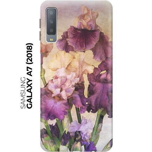 RE: PAЧехол - накладка ArtColor для Samsung Galaxy A7 (2018) с принтом Фиолетовые цветы