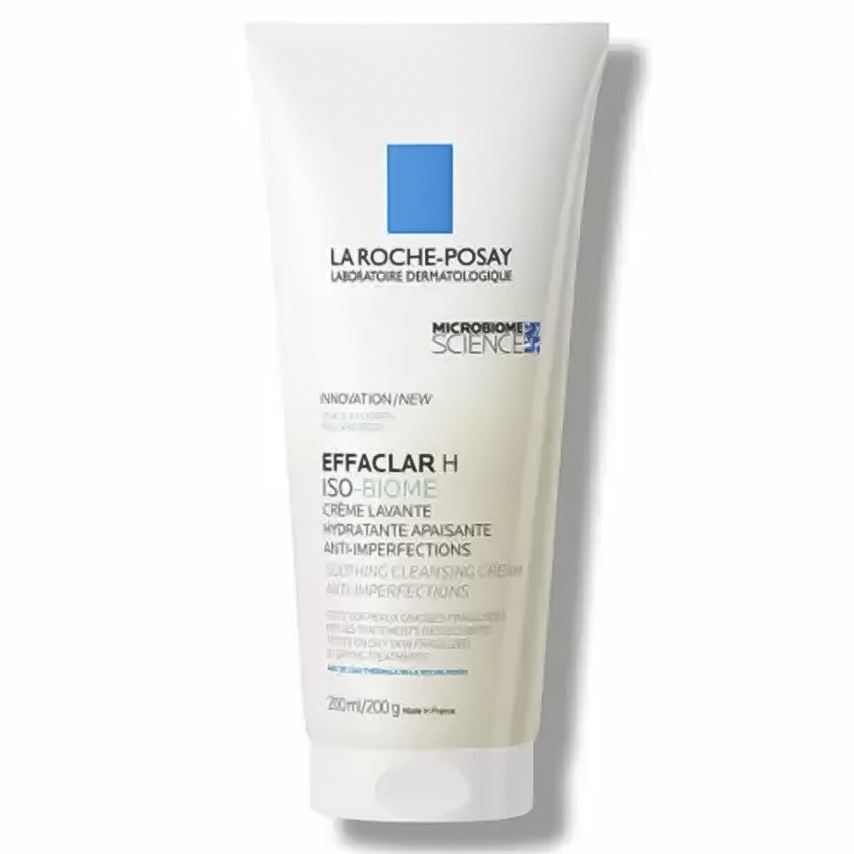 LA ROCHE POSAY EFFACLAR H ISO-BIOME Очищающий успокаивающий крем-гель для пересушенной проблемной кожи, 200 мл, LA ROCHE POSAY