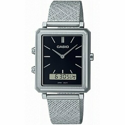 наручные часы casio collection mtp vd02d 1e черный Наручные часы CASIO Collection MTP-B205M-1E, серебряный