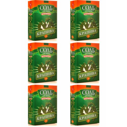 Бахташ Соль для ванны Фито, Крапива, 500 г, 6 шт