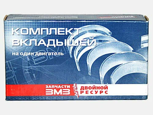 Шатунные вкладыши для ГАЗ 24 с двигателем ЗМЗ 402, размер 0,75