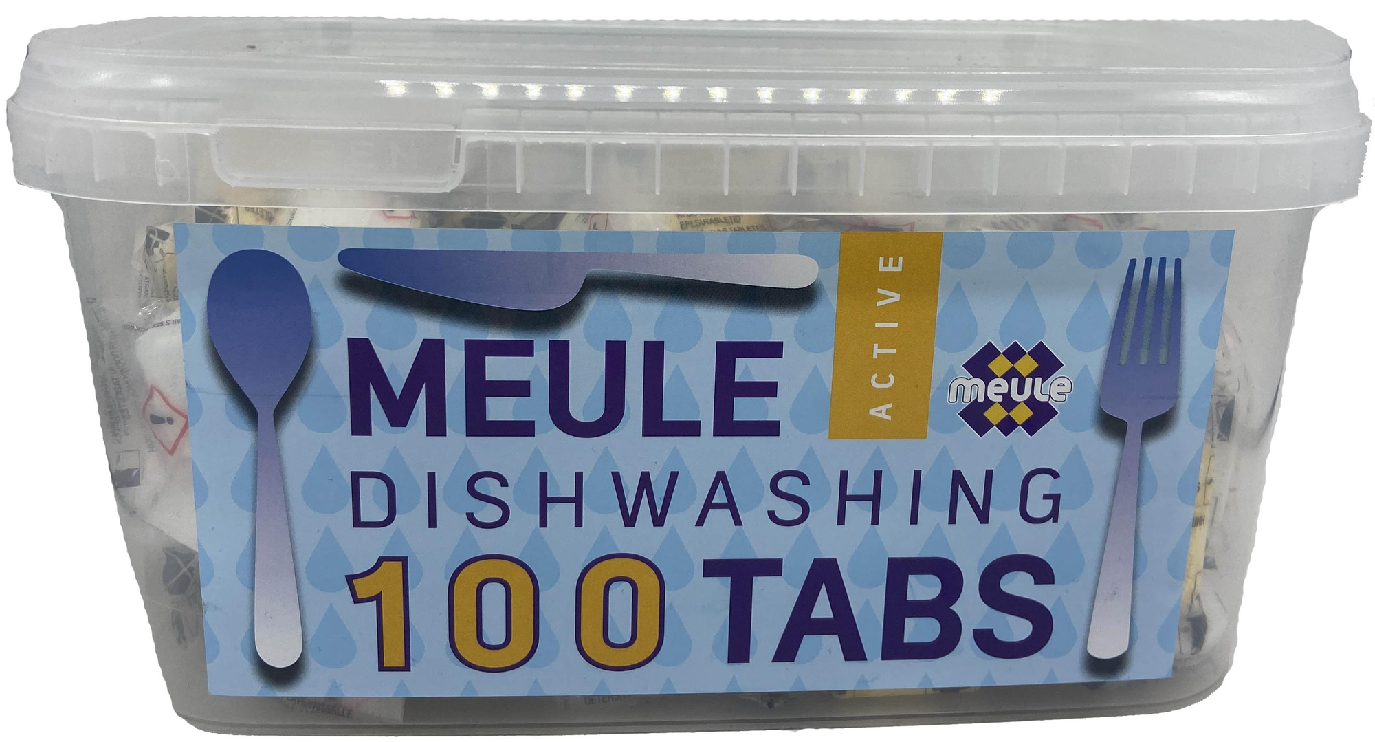 Средство чистящее Meule Active для посудомоечных машин 100шт - фото №3
