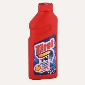 Изображение товара Tiret Turbo Гель для устранения сложных засоров 1 л