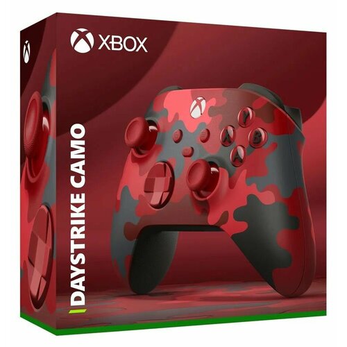 Геймпад беспроводной Series S / X / Xbox One S / X Wireless Controller Daystrike Camo Красный камуфляж с bluetooth model 1914 джойстик REF 4 ревизия