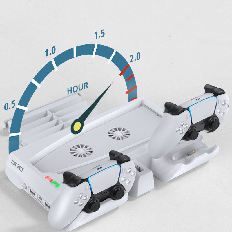 Многофункциональная 5 в 1 док-станция зарядное устройство охлаждающая подставка MyPads IV-P5249 для PS5