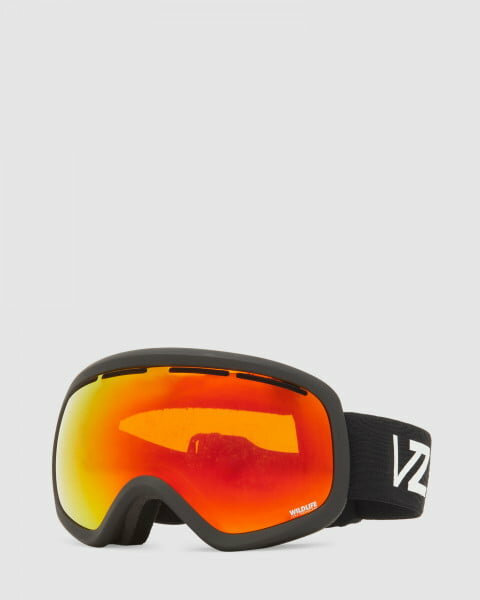 Сноубордическая маска VONZIPPER Skylab Wildlife Fire Chrome, Цвет черный, Размер OneSize