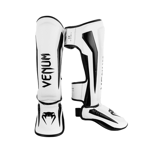 Щитки Venum Elite Standup White/Black (L) лапы venum elite mini black black one size