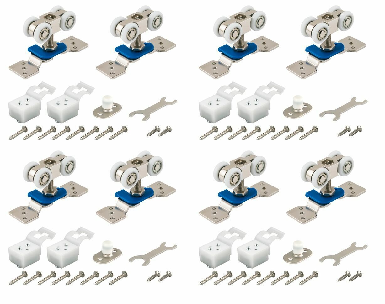 Комплект роликов для раздвижных дверей DIY ARMADILLO SLD. Comfort. SET. rollers/60 (DIY Comfort 60/4 kit) (877) (комплект 4 штуки)