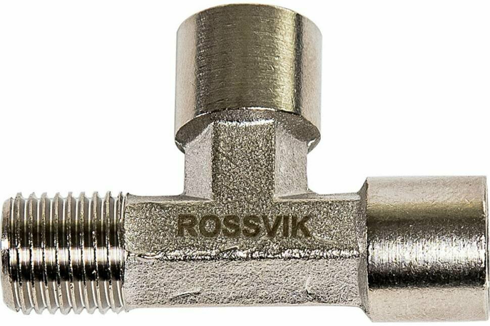 Тройник Т-образный FFM 1/4" Rossvik A133/2. R