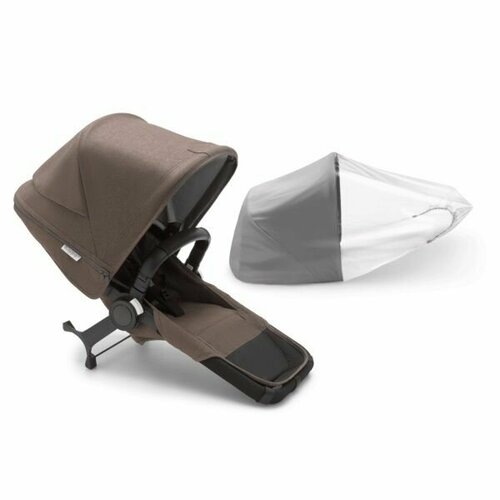 bugaboo адаптер bugaboo donkey 2 mono черный Набор для конфигурации Bugaboo Donkey 5 Mineral Duo extension complete Taupe 100001021