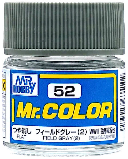 фото MR.HOBBY Mr.Color Field Gray 2, Полевой серый матовый, Краска акриловая, 10мл