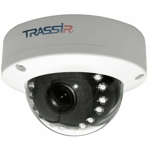 Видеокамера IP TRASSIR TR-D4D5 v2 3.6 уличная 4Мп с ИК-подсветкой видеокамера trassir tr h2b6 v3 2 8 12 уличная 2мп мультистандартная 4 в 1 видеокамера с вариофокальным объективом