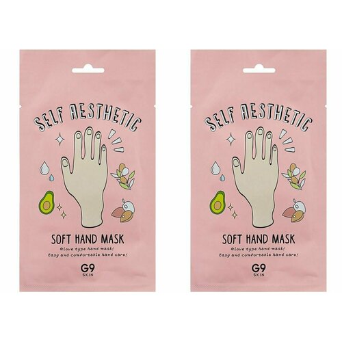 G9SKIN Маска-перчатки для рук G9 Self Aesthetic Soft Hand Mask 10мл - 2 штуки