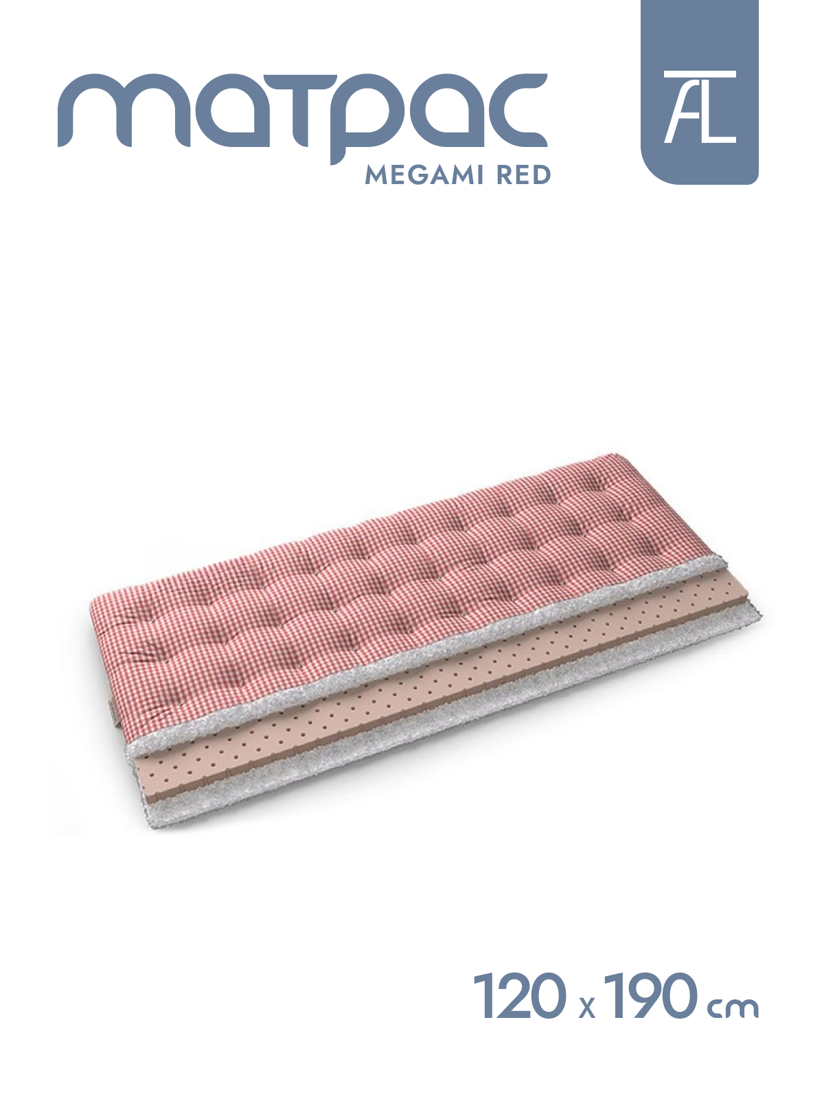 Матрасы Mr.Mattress Megami red, 120х190 см