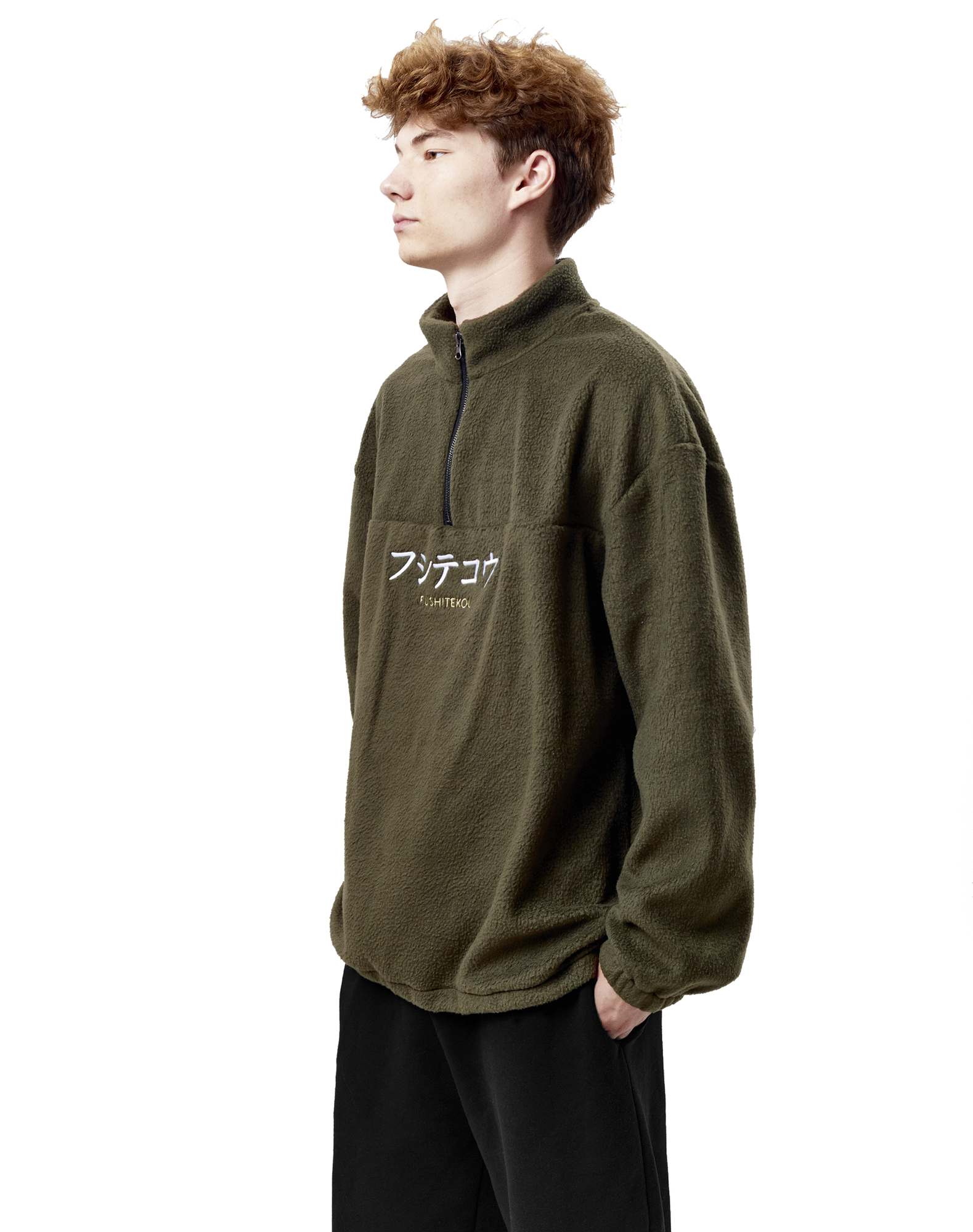 Свитшот Fushitekou Saitiro, размер XL, , хаки — фото 1