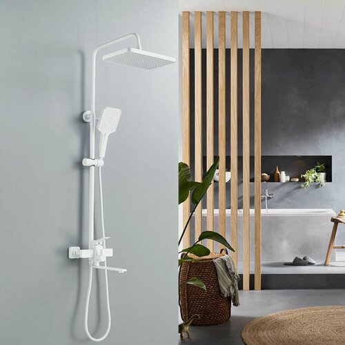 Изображение товара Душевая стойка со смесителем и тропическим душем Shevanik