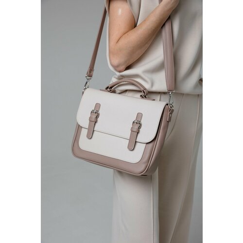 Сумка мессенджер NSbags, бежевый