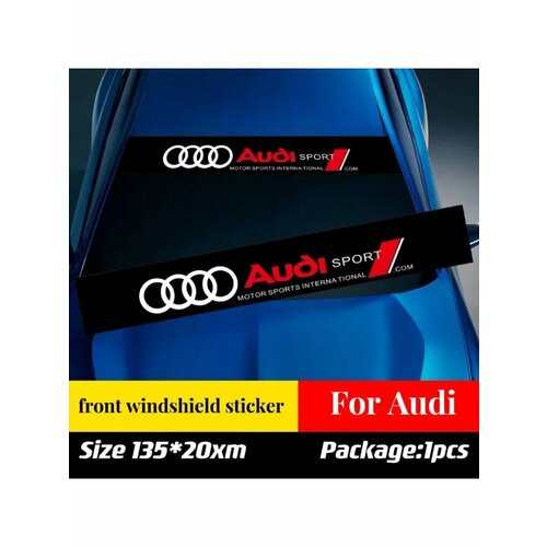1 шт наклейки на лобовое стекло автомобиля декоративные наклейки спереди 3D наклейки для Audi A7 Q2 Q3 Q5 Q7 A3 8P 8V 8L A5 A6 C6 C5 C7 TT 1pcs 985₽