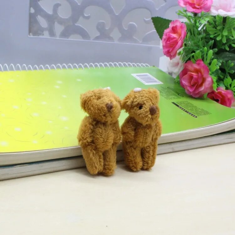 Миниатюрные плюшевые медвежонки 2 шт, 2pcs-D, 4.5cm, Унисекс