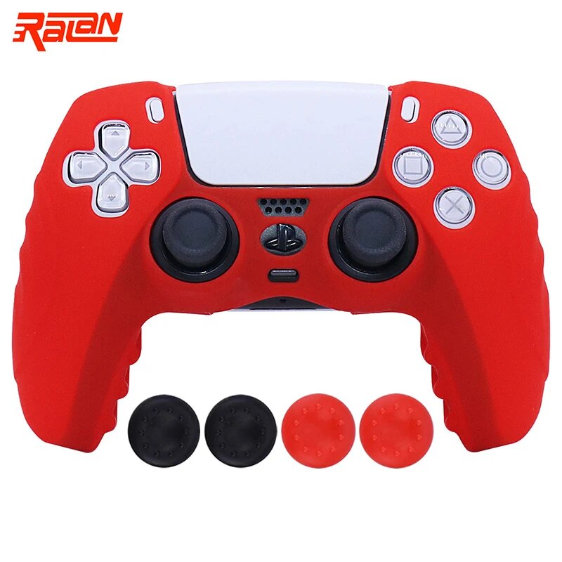 Чехол Ralan для PS5 контроллера, красный