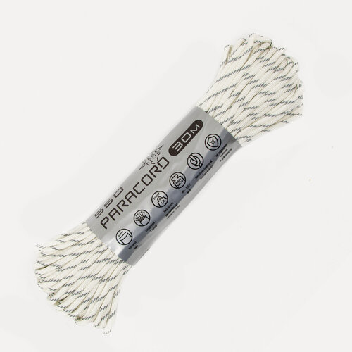 Изображение товара Паракорд 550 CORD nylon 30м RUS световозвращающий (white)