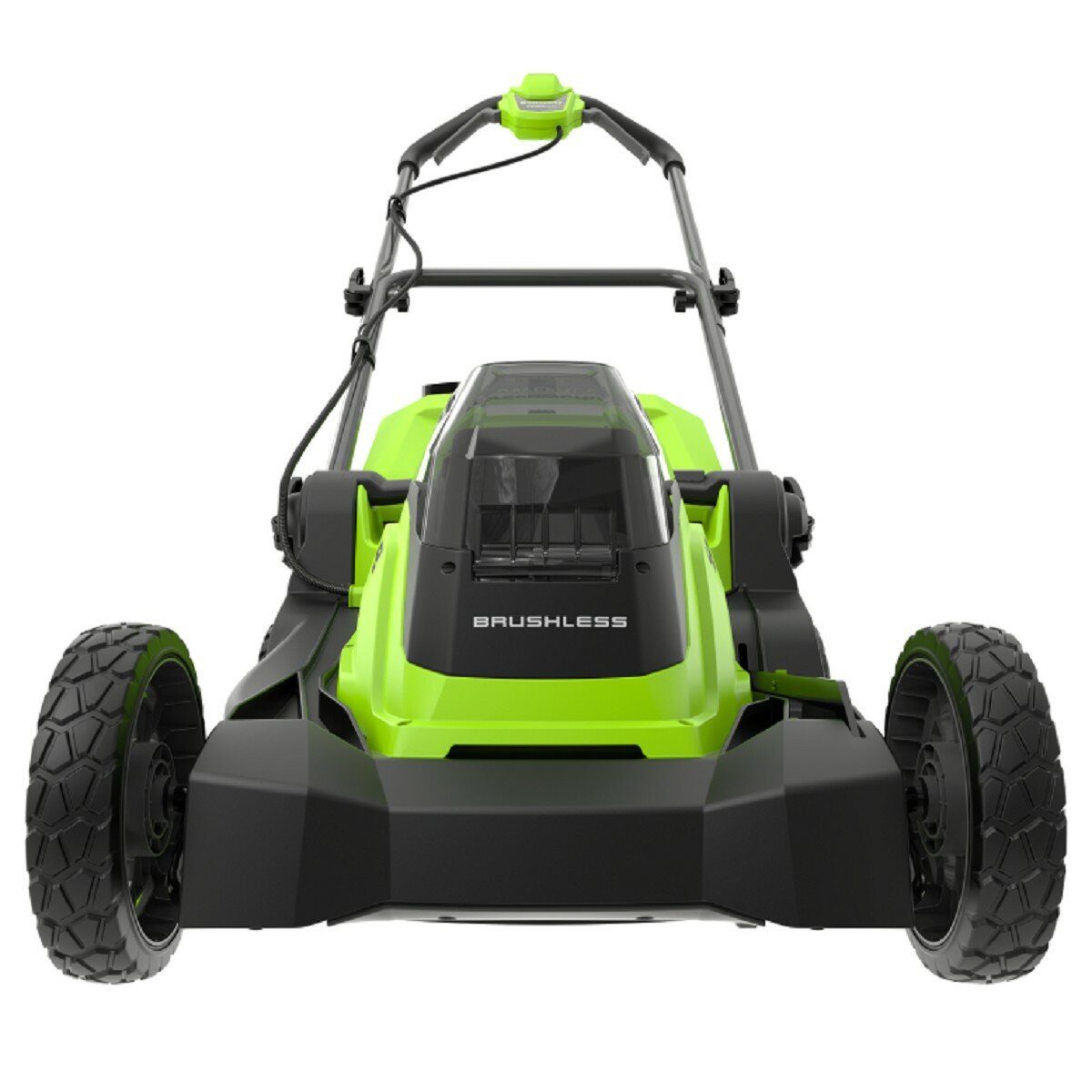 Газонокосилки Аккумуляторные Газонокосилка аккумуляторная GREENWORKS 2520907 2x24V, 41 см, бесщеточная, без АКБ и ЗУ