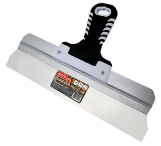 Шпатель 450ммх45ммх04мм нерж. сталь 2К ручка DECOR 319-0450