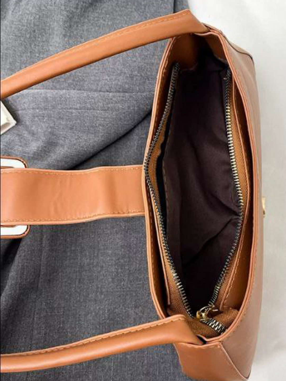 Сумка багет , коричневый — фото 1